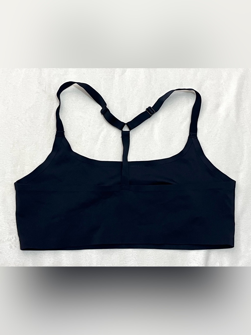 Auden Black Seamless T-Back Bralette - Women Intimates Thin Very Soft Size XL - Picture 6 of 11